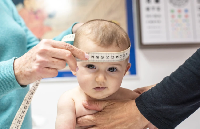 Reposicionei a cabeça do meu bebê ...